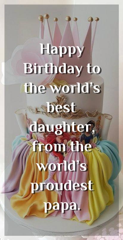 21st birthday wishes for daughter from father